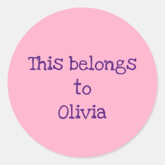 Gepersonaliseerde Stickers (Voorkant)