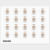 Gepersonaliseerde stickers - Floopy the Rabbit Bir (Vel)