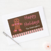 Gepersonaliseerde Stickers van chocolade-ontbijtko (Envelop)