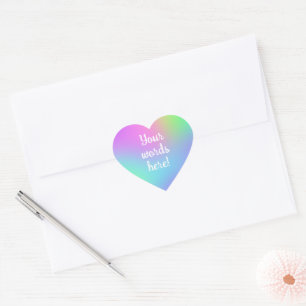 Gepersonaliseerde Stickers van het Hart van de Gra
