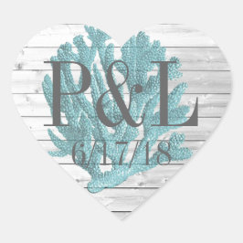Gepersonaliseerde Stickers van hout en beachy Cora