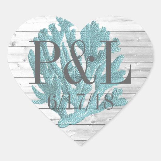 Gepersonaliseerde Stickers van hout en beachy Cora (Voorkant)