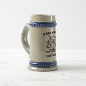 Gepersonaliseerde  stijl Beer Stein  Bierpul (Voorkant links)