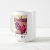 Gepersonaliseerde  stijl Custom Photo Mom Dad Koffiemok (Voorkant links)