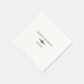 Gepersonaliseerde Stijlvolle 60ste Diamant Jubileu Servet (Hoek)