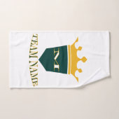 Gepersonaliseerde stijlvolle aangepaste teamnaam handdoek (Handdoek)