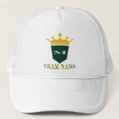 Gepersonaliseerde stijlvolle aangepaste teamnaam S Trucker Pet (Voorkant)