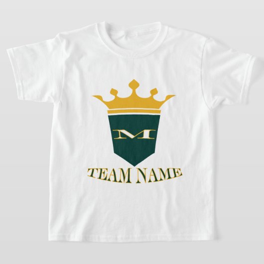 Gepersonaliseerde stijlvolle aangepaste teamnaam t-shirt (Laagn)
