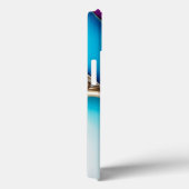 Gepersonaliseerde stijlvolle in blauw en goud Case-Mate iPhone case (Achterkant / Rechts)