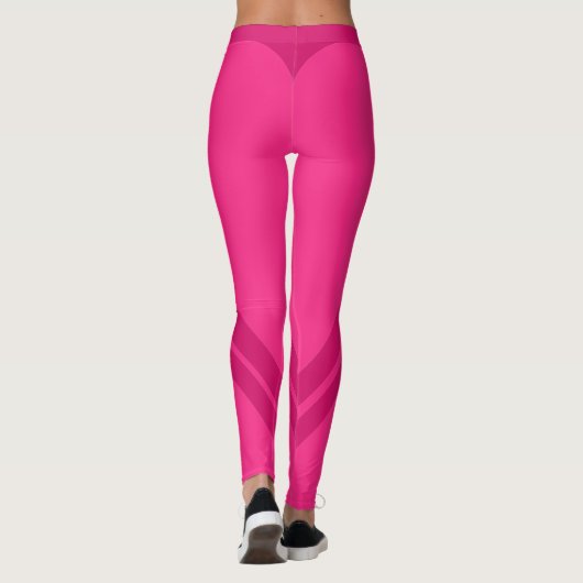 Gepersonaliseerde stijlvolle kleur leggings (Achterkant)