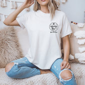 Gepersonaliseerde Stijlvolle Logo Modern Custom Br T-shirt