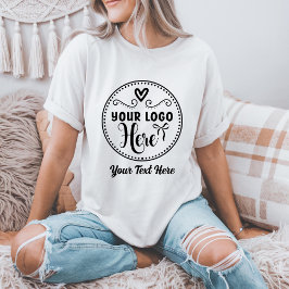 Gepersonaliseerde Stijlvolle Logo Modern Custom Br T-shirt