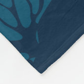 Gepersonaliseerde Stingray en Turtle Onder het Zee Fleece Deken (Hoek)