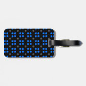 Gepersonaliseerde Stippen patroon Bagagelabel (Achterkant horizontaal)