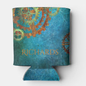 Gepersonaliseerde stoomponsklokken blikjeskoeler (Achterkant)