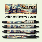 Gepersonaliseerde stoomtrein pen