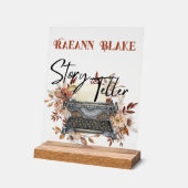 Gepersonaliseerde Story Teller Acryl Teken Acryl Bord (Hoek)