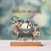 Gepersonaliseerde Story Teller Acryl Teken Bord (Neutraal)