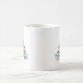 Gepersonaliseerde strand kerstboom koffiemok (Center)