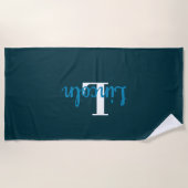 Gepersonaliseerde Strandlaken - Aangepaste naam of (Voorkant)