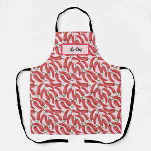 Gepersonaliseerde Strawberry Field Le Chef Schort
