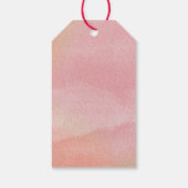 Gepersonaliseerde Strawberry Snail Baby shower Gif Cadeaulabel (Achterkant)