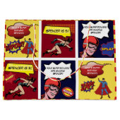 Gepersonaliseerde stripdag groot cadeauzakje (Voorkant)