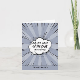 Gepersonaliseerde stripkunst kaart