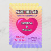 Gepersonaliseerde stripstijl slaat de datum op kaart (Voorkant / Achterkant)