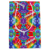 Gepersonaliseerde Stropdas-kleurstof Medium Cadeauzakje (Voorkant)