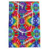 Gepersonaliseerde Stropdas-kleurstof Medium Cadeauzakje (Achterkant)