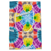 Gepersonaliseerde Stropdas-kleurstof Medium Cadeauzakje (Voorkant)