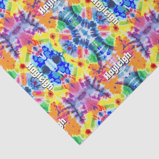 Gepersonaliseerde Stropdas-kleurstof Tissuepapier (Detail)