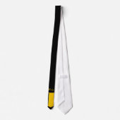 Gepersonaliseerde stropdas met vlag van België en (Achterkant)