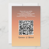 Gepersonaliseerde Studio Ghibli bruiloft uitnodigi Kaart (Achterkant)