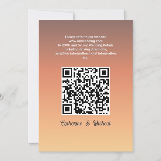 Gepersonaliseerde Studio Ghibli bruiloft uitnodigi Kaart (Achterkant)