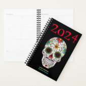 Gepersonaliseerde SUGAR SKULL Koele Mannen Dagelij Planner (Display)