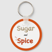 Gepersonaliseerde Sugar & Spice Paprika Chili Suga Sleutelhanger (Voorkant)