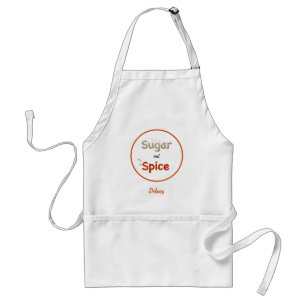 Gepersonaliseerde Sugar & Spice Paprika Chili Suga Standaard Schort