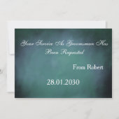 Gepersonaliseerde Suitup Word jij mijn beste man? Kaart (Achterkant)