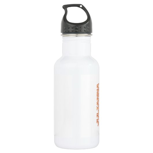 Gepersonaliseerde Sunny Dolphin Bliss Waterfles (Achterkant)