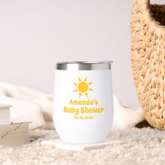 Gepersonaliseerde Sunshine Baby shower Party Favor (Woonkamer)