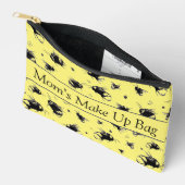 Gepersonaliseerde Sunshine Bee Gele Make-up Bag Etui (Open)