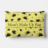Gepersonaliseerde Sunshine Bee Gele Make-up Bag Etui (Voorkant)