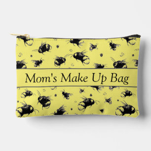 Gepersonaliseerde Sunshine Bee Gele Make-up Bag Etui