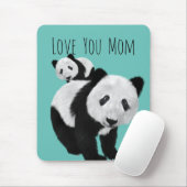 Gepersonaliseerde Super Cute Pandas - Changeable C Muismat (Met muis)