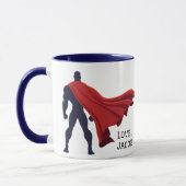 Gepersonaliseerde Super DAD / Grootste DAD aller t Mok (Links)