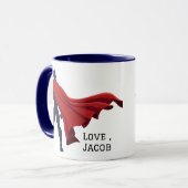 Gepersonaliseerde Super DAD / Grootste DAD aller t Mok (Voorkant links)