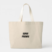 Gepersonaliseerde Super Friends Canvas tas (Achterkant)