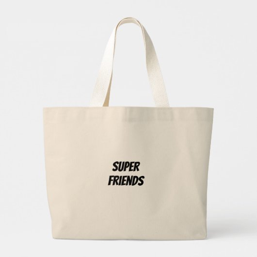 Gepersonaliseerde Super Friends Canvas tas (Achterkant)